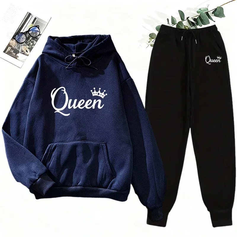 Fleece Hoodie Lined - Completo da Donna 2 Pezzi Coordinato