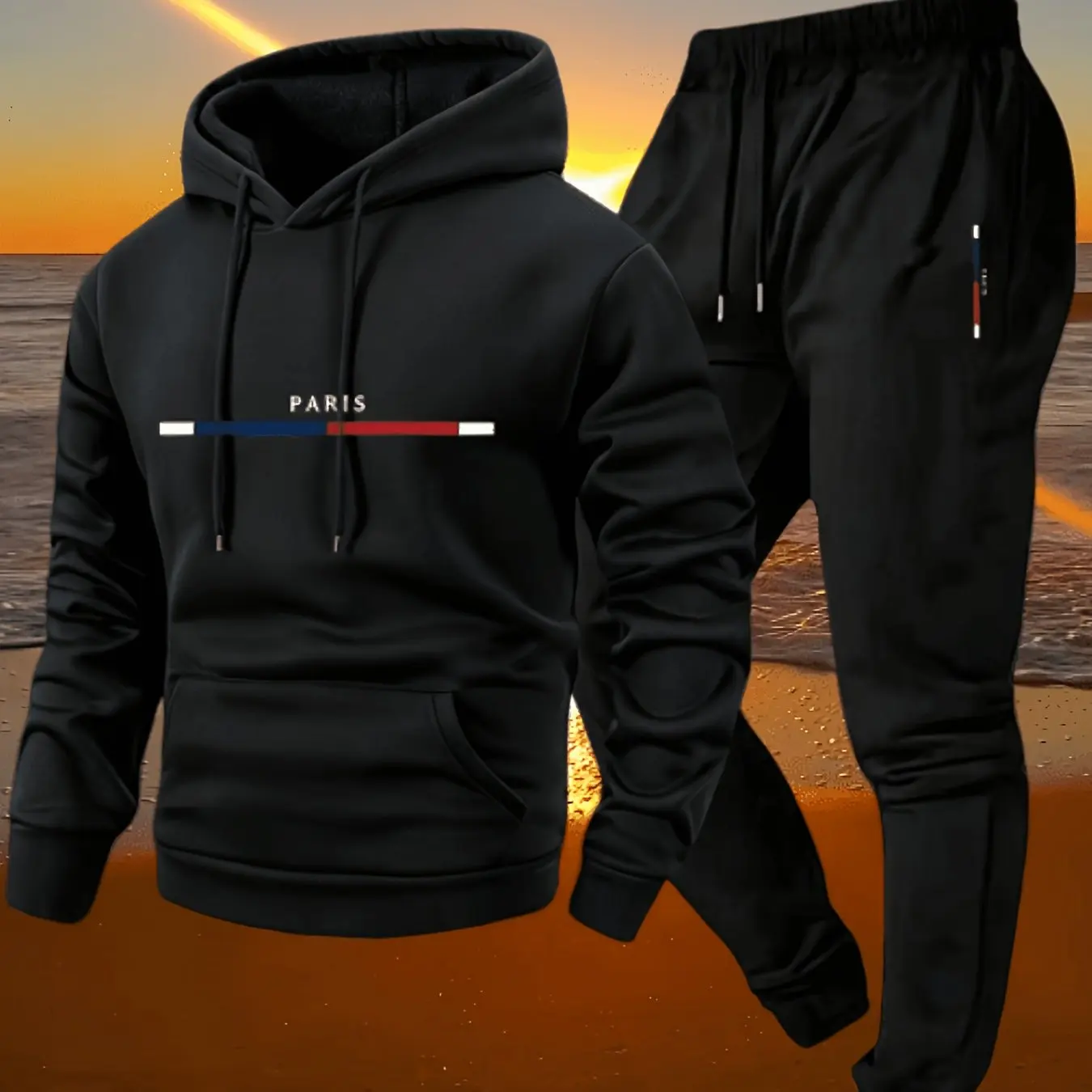 Fleece Hoodie Lined - Nuovo set autunnale con cappuccio per