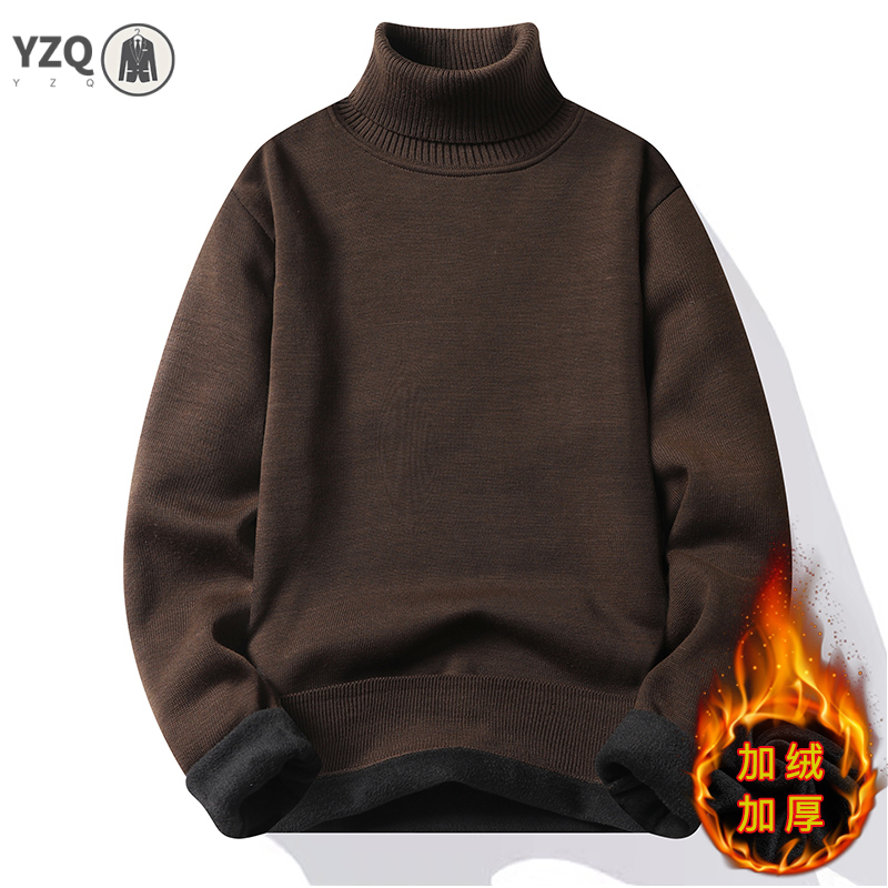 Winter Clothing Trends - Sweatwear Uomo Anti-pilling Maglione dolcevita lavorato