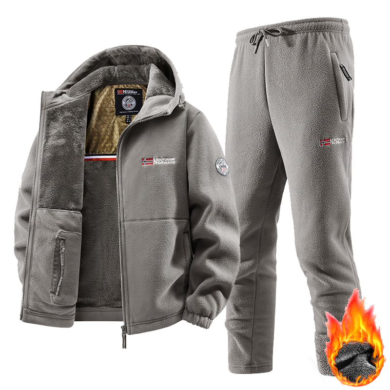Nuovo Set di Abbigliamento Spo - Fleece Hoodie Lined recensione e prezzo