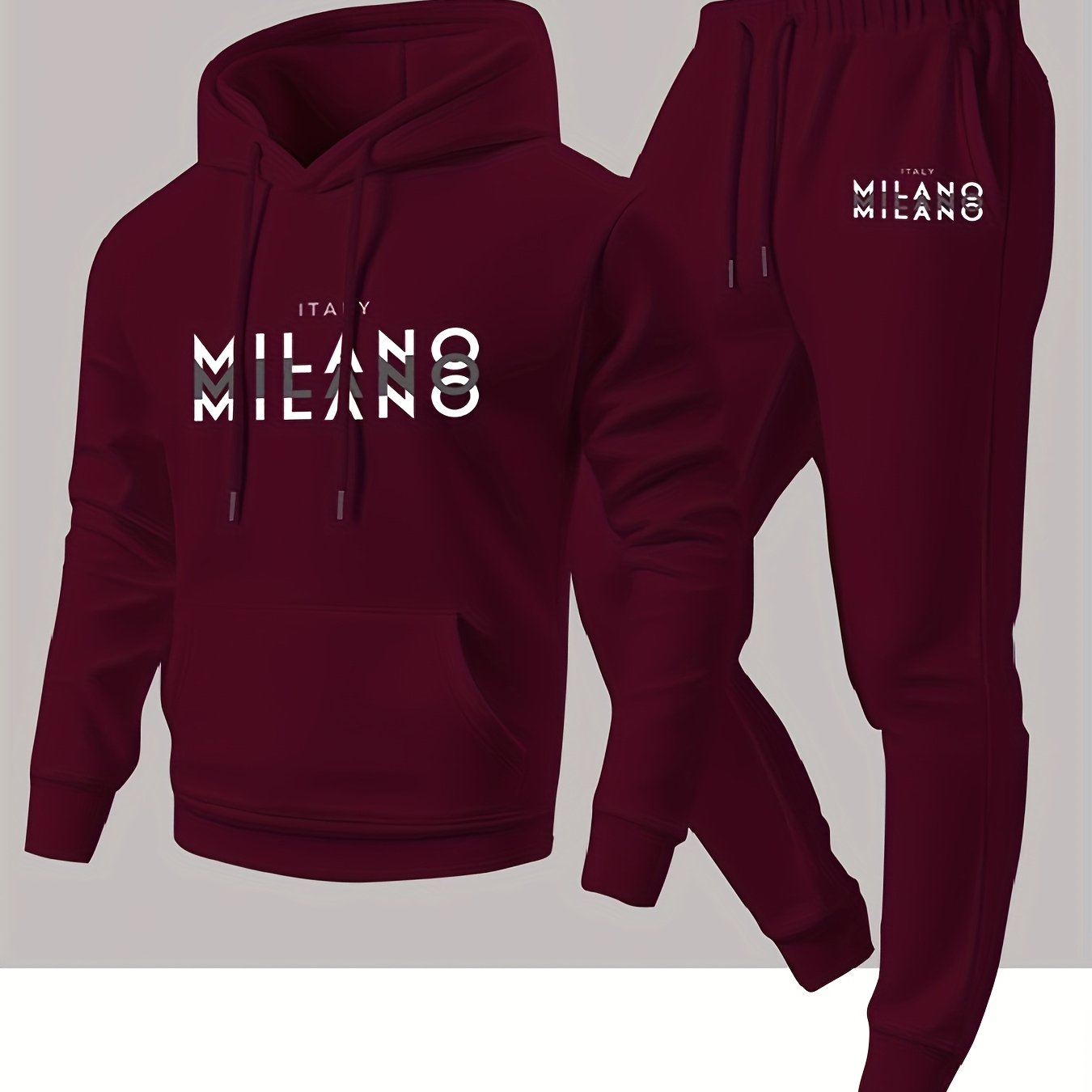Set Sportivo Casual da Uomo al - Fleece Hoodie Lined recensione e prezzo